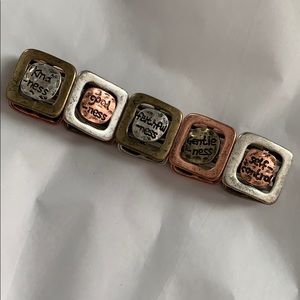 Inspirational uplifting bracelet